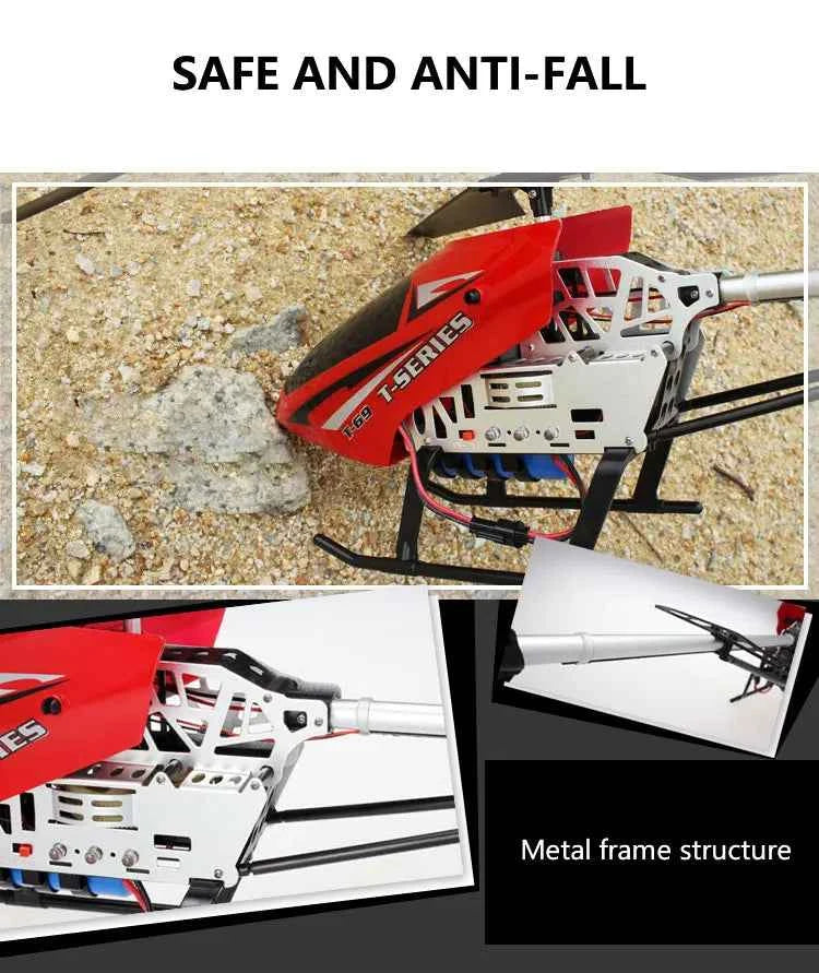 RC Helicopter Durable Charging UAV Model Toy Fall-resistant Remote Control UAV Outdoor Aircraft Children's Birthday