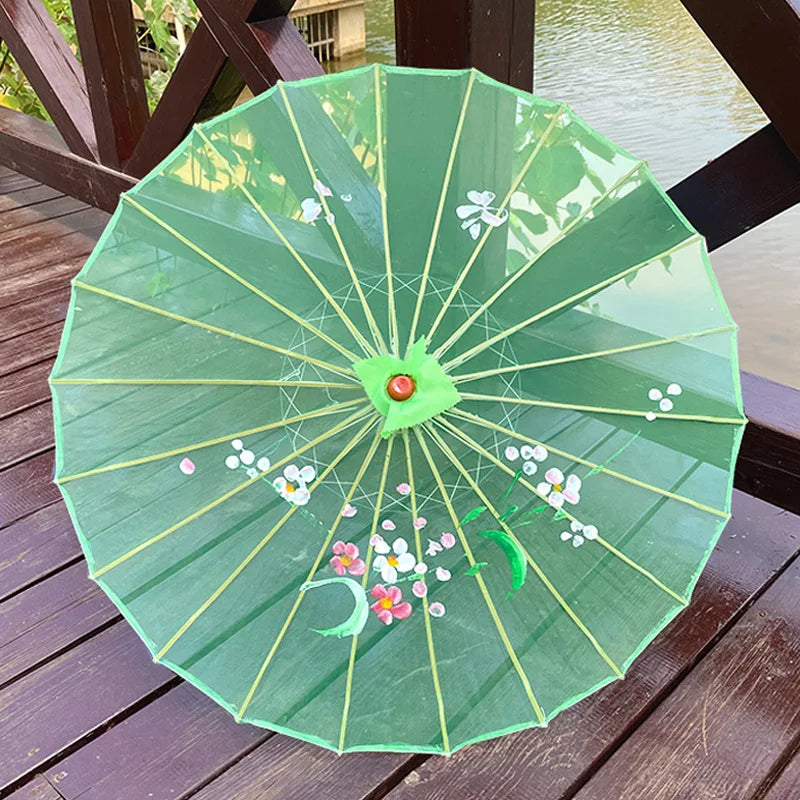 Transparent Silk Umbrella Dance Craft Umbrella Photography Decoration Ceiling Ancient Costume Prop Umbrella Women Hanfu Cosplay    Your Coastal Marketplace | Shoreshopper.com