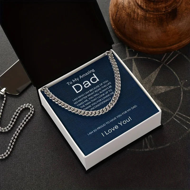 Father's Day Card Gifts Box For Men,Party  Edgy  and brithday Gifts for father,Men's Jewellery Accessories Box From Daughter Son    Your Coastal Marketplace | Shoreshopper.com