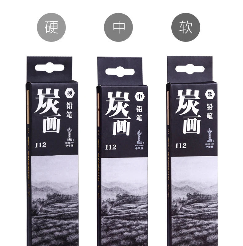 Specialized Sketch Charcoal pencils,Hard,Neutral,Soft Refills,Drawing Pencils,Art Student,Master Fine Arts Supplies 12pcs Box    Home Decor Supply | Online Retail | ShoreShopper.com