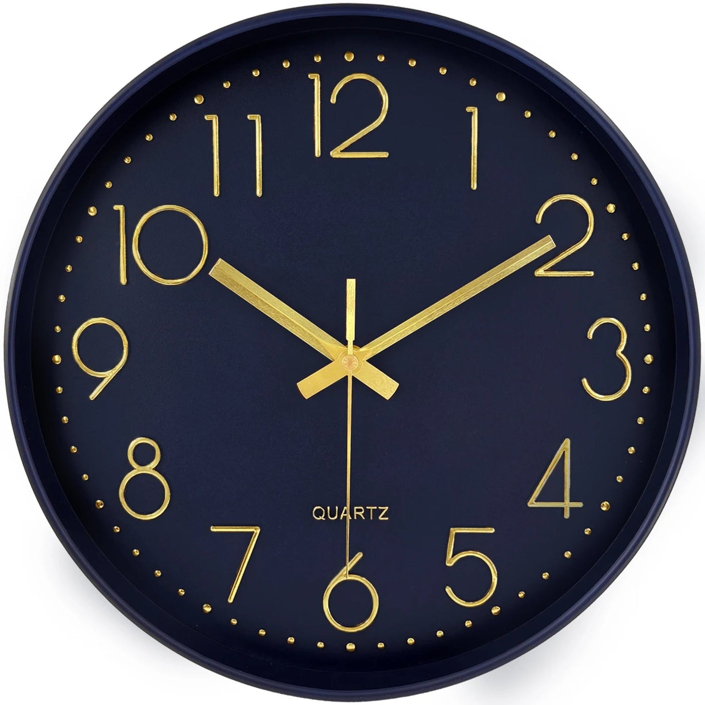 Minimalist Quartz Wall Clock Cubic Digital Clock Modern Style Silent Non Ticking Living Room Bedroom Office Clock 8/10/12 Inch    Home Decor Supply | Online Retail | ShoreShopper.com