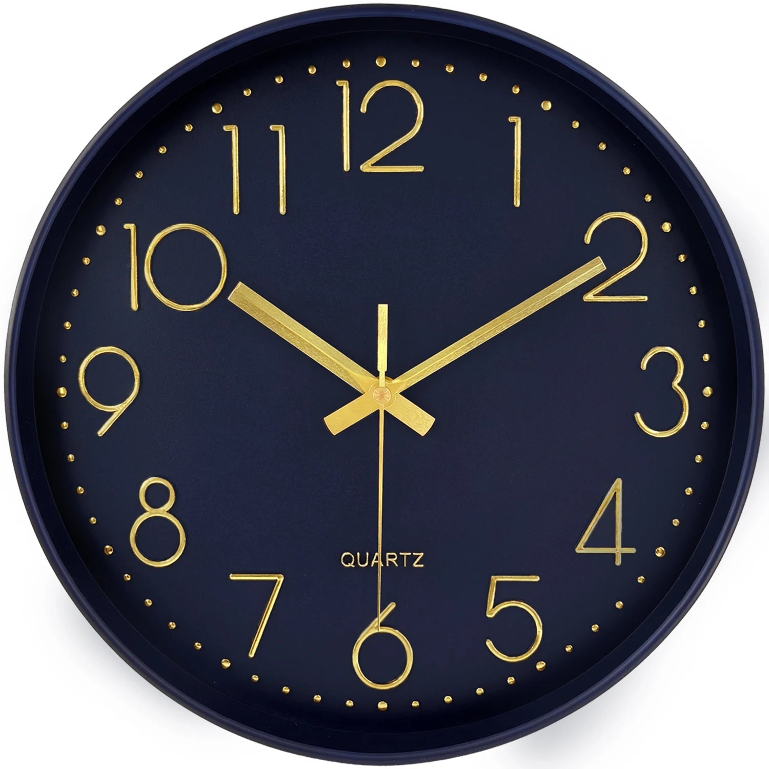 Minimalist Quartz Wall Clock Cubic Digital Clock Modern Style Silent Non Ticking Living Room Bedroom Office Clock 8/10/12 Inch    Home Decor Supply | Online Retail | ShoreShopper.com