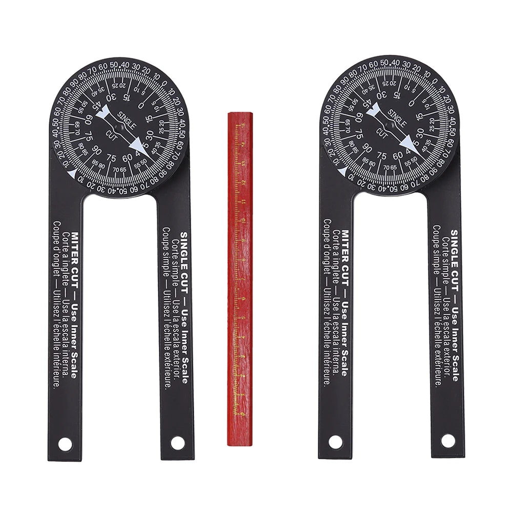 Professional Miter Saw Protractor Angle Finder Precision Miter Angle Finder for Carpenters Plumbers Bevel Protractor Woodworking    Home Decor Supply | Online Retail | ShoreShopper.com