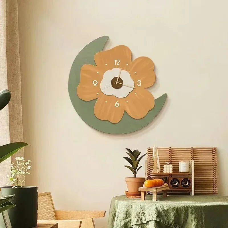 Light Decorative Clock Hanging Restaurant Simple Creative Crystal Porcelain Wall Hanging Clock Quiet Room Clock    Home Decor Supply | Online Retail | ShoreShopper.com