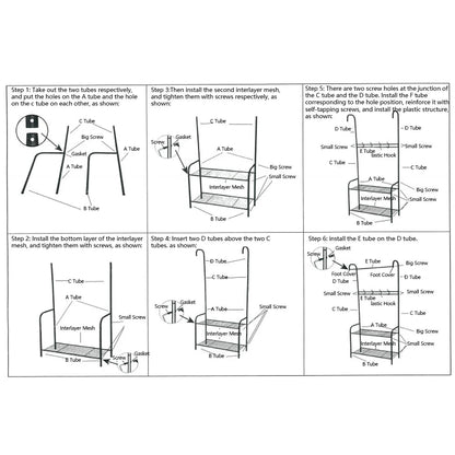 Independent Hanger Brown Metal Shoe Hanger 4 Hooks Clothes Rack Clothes Hangers Coat Hanger Stand Wardrobe Stand    Home Decor Supply | Online Retail | ShoreShopper.com