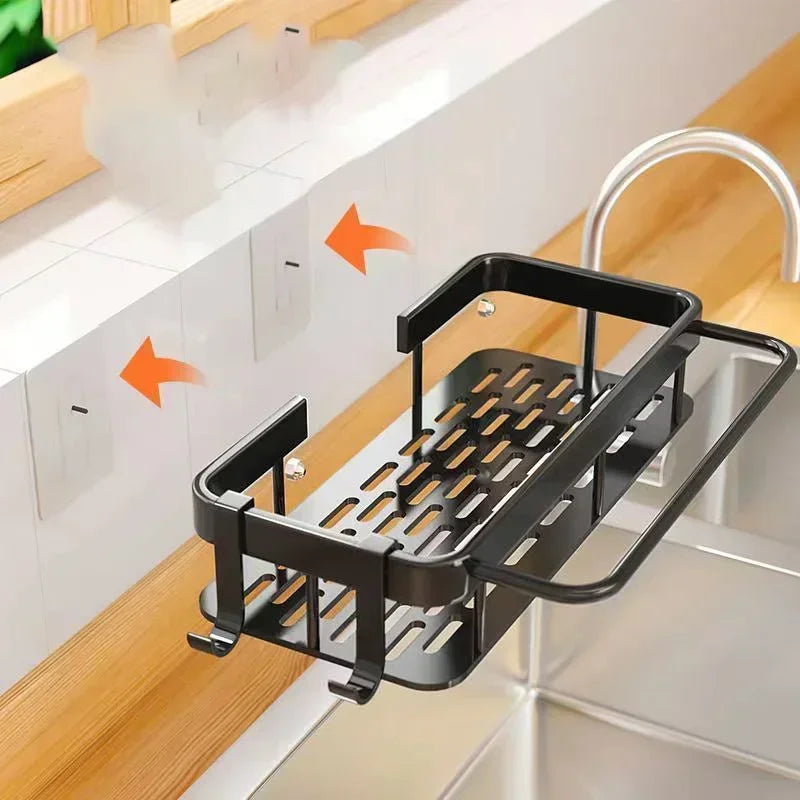 Bathroom Shelf Kitchen Storage Organizer Aluminum Alloy Shampoo Rack Shower Shelf Bathroom Accessories No Drill Shelf    Home Decor Supply | Online Retail | ShoreShopper.com