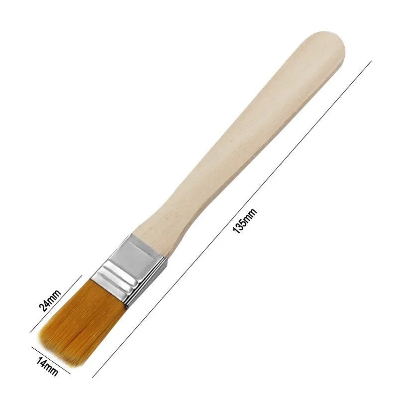 50pcs Nylon Paint Brushes with Wooden Handles, 5-Inch, Yellow Bristles, Ideal for Wall, Door, Cabinet, Furniture, Fence Painting    Home Decor Supply | Online Retail | ShoreShopper.com