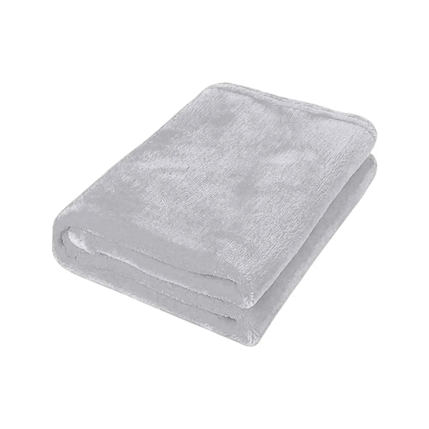 Plain Flannel Coral Blanket Small Fleece Sheet Super Warm Solid Micro Plush Fleece Blanket Throw Rug Sofa Bedding Supplies