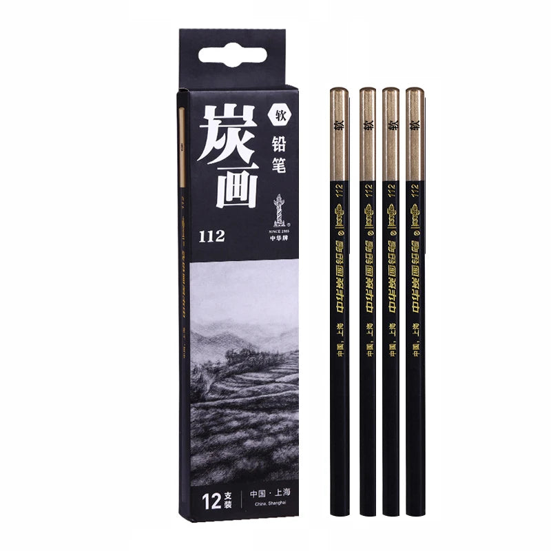 Specialized Sketch Charcoal pencils,Hard,Neutral,Soft Refills,Drawing Pencils,Art Student,Master Fine Arts Supplies 12pcs Box    Home Decor Supply | Online Retail | ShoreShopper.com