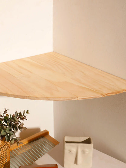 Scalloped Corner Shelves Floating Wall Shelf Storage Rack Wooden Wall Decor Bedroom Living Room Kitchen  Home Decorations Ledge    Home Decor Supply | Online Retail | ShoreShopper.com