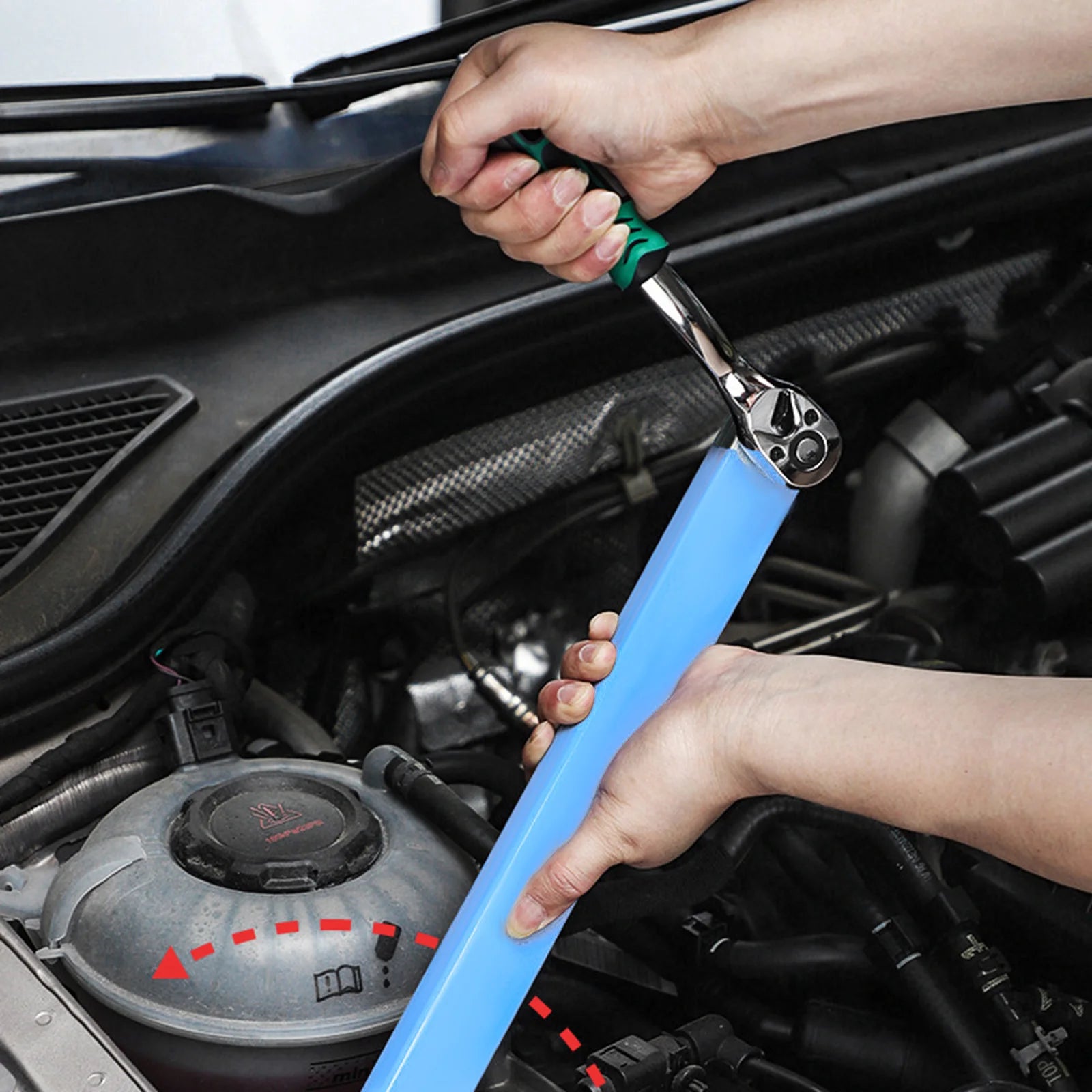 Professional Drive Ratchet Wrench Household Multifunctional Repair Tool Ratchet For Air Refrigeration Tools MIAO-US - ShoreCo.Shop