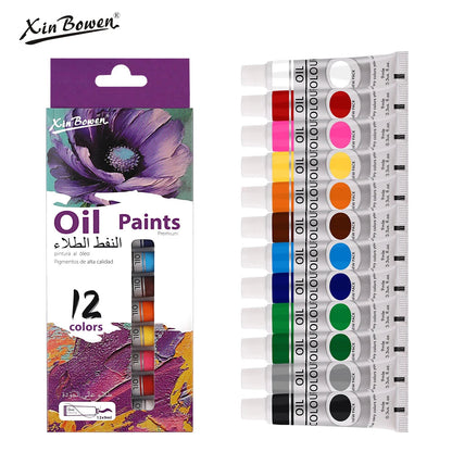 9mL, Oil Paint Set for Fabric Clothing, Nail Glass Drawing, Waterproof Art Supplies,12 Colors, Wholesale    Home Decor Supply | Online Retail | ShoreShopper.com