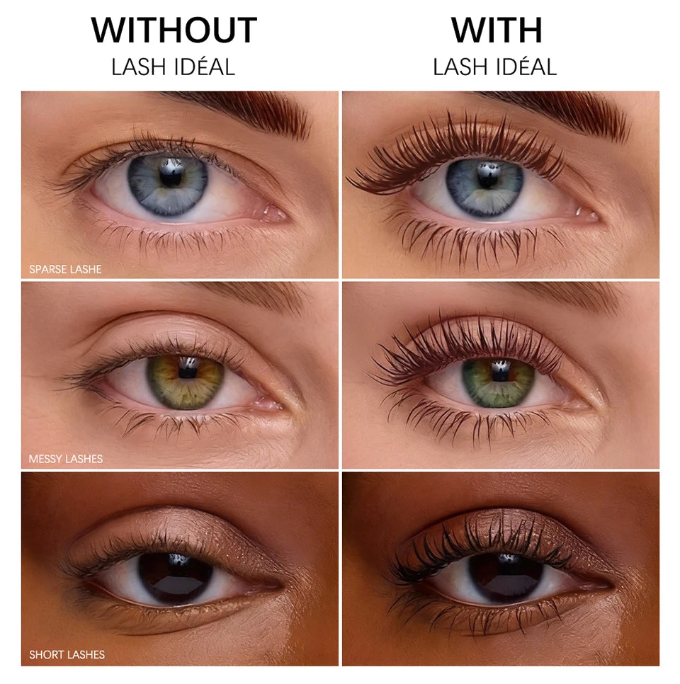 Black Waterproof Mascara Lengthening Eyelash Extension Eye Lashes Brush Beauty Curling Mascara Korean Cosmetics Long-wearing - ShoreCo.Shop