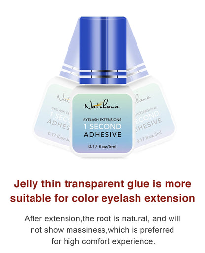 Professional 5ml 0.3S 0.5S 1S 2S 3S Eyelash Glue Fast Drying Strong False Eye Lash Extension Glue Adhesive - ShoreCo.Shop