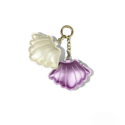 4 Pcs Stylish PU Leather Summer Beach Style Keychain/Bag Charm Set-Cute Lobster/Crab/Seashell-car/Bag/Room Accessories/Hanger-    Your Coastal Marketplace | Shoreshopper.com