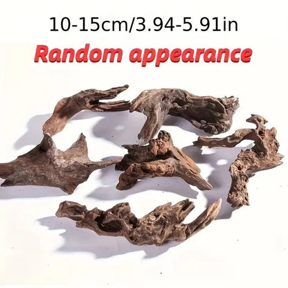 10-15CM Natural Driftwood Aquarium Decor - Premium Wood Fish Tank Ornament, Authentic Wooden Landscape for Aquatic Environments    Your Coastal Marketplace | Shoreshopper.com