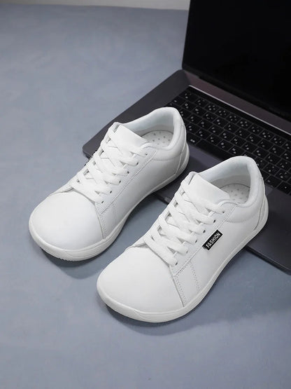 Women Shoes Wide Barefoot Shoes for Women Minimalist Artificial Leather Casual Comfortable Flats White Shoes Walking Sneakers    Your Coastal Marketplace | Shoreshopper.com