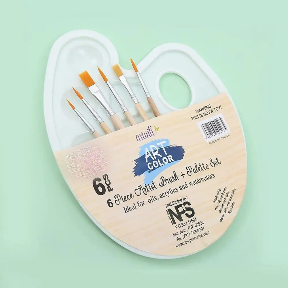 Drawing Artist Gouache Brush Student Art Painting Supplies Oil Painting Palette Art Oval Palette Brush Set Watercolor Tray    Home Decor Supply | Online Retail | ShoreShopper.com
