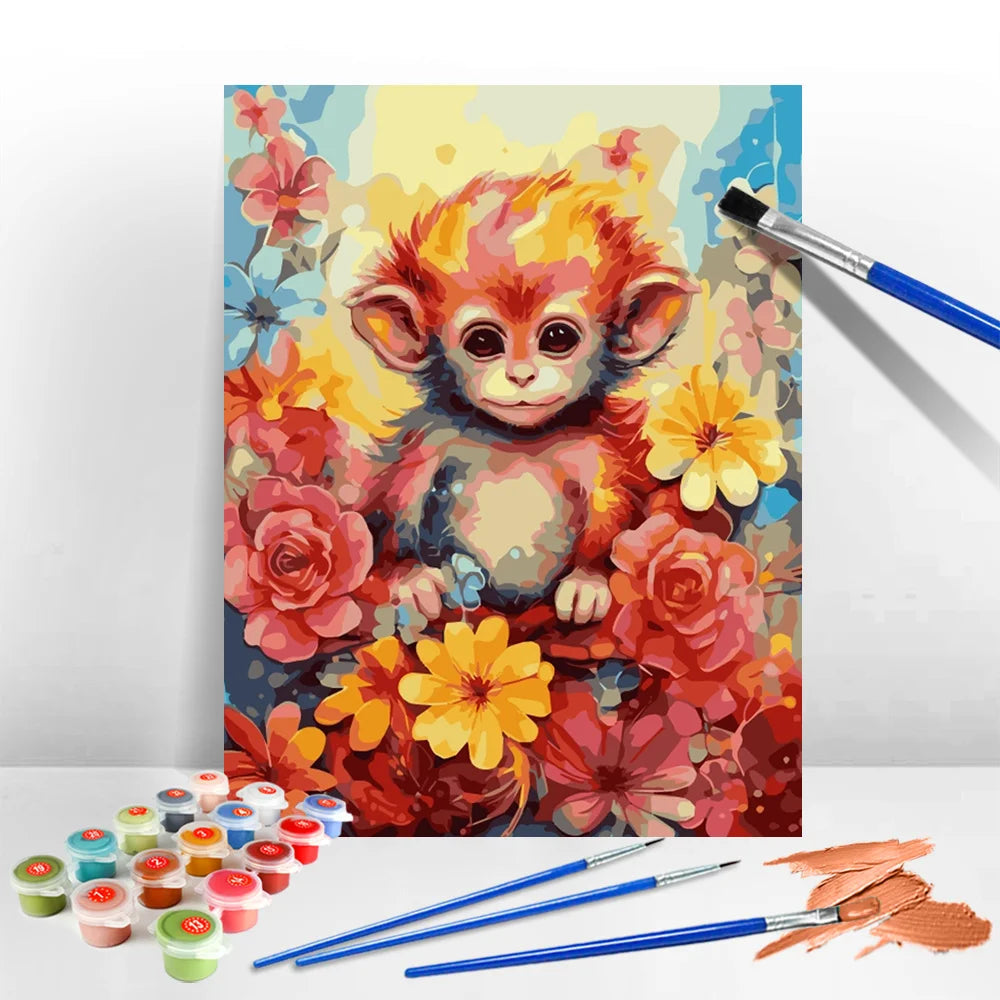 Full Set Picture by Number Dog Owl Animal for Adults DIY Frame Kits Drawing on Canvas Oil Painting Tiger Cat Home Decoration Art    Home Decor Supply | Online Retail | ShoreShopper.com