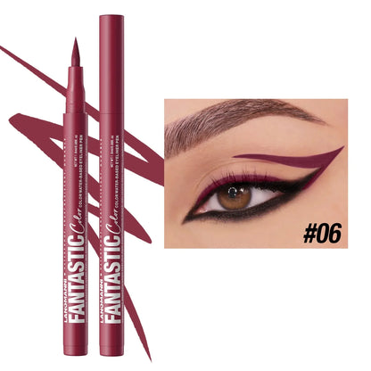 Red Wine Black Waterproof Eyeliner Pencil Untra-fine Liquid Eye Liner Pen Quick Dry Long Lasting Non Smudge Makeup Cosmetics - ShoreCo.Shop