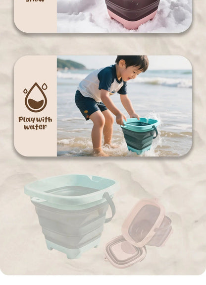 Beach sand toy for children, small extensionable water bucket with multiple functions and portability, suitable for baby sand pl    Your Coastal Marketplace | Shoreshopper.com