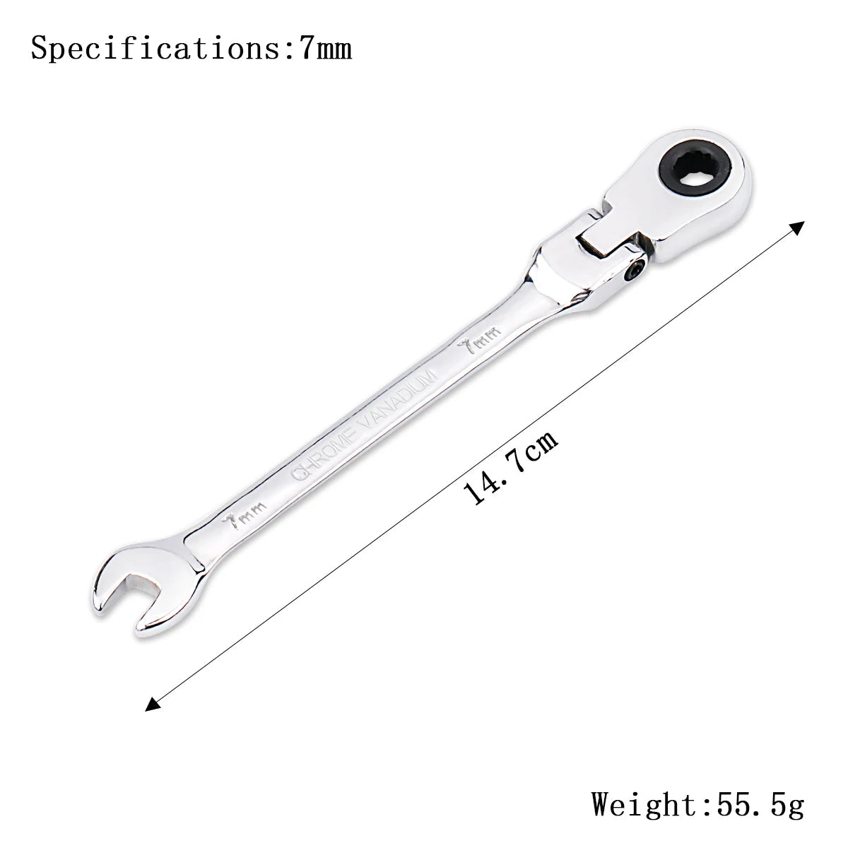 Ratchet Wrench of Keys Spanner Set Hand Tool 72-Tooth Ratcheting Flexible Head Mirror Finish 6mm-27mm Auto and Home Repair 1 pcs    Home Decor Supply | Online Retail | ShoreShopper.com