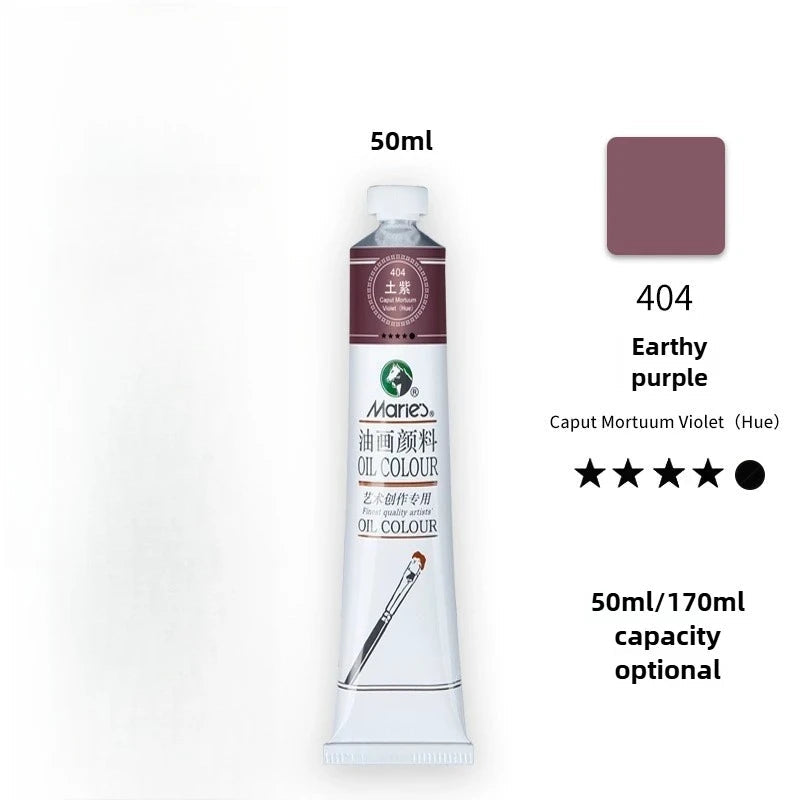 Maries Oil Paint 50ML Oil Painting Art Creation Pigment Large Oil Paint Paint Single Commonly Used 24 Colors    Home Decor Supply | Online Retail | ShoreShopper.com