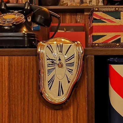Melting Distorted Surreal Novelist Salvador Dali Style Decorative Clock    Home Decor Supply | Online Retail | ShoreShopper.com
