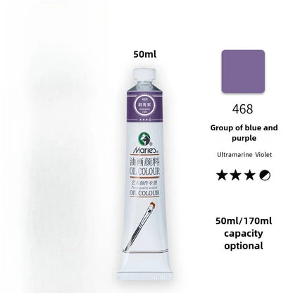 Maries Oil Paint 50ML Oil Painting Art Creation Pigment Large Oil Paint Paint Single Commonly Used 24 Colors    Home Decor Supply | Online Retail | ShoreShopper.com