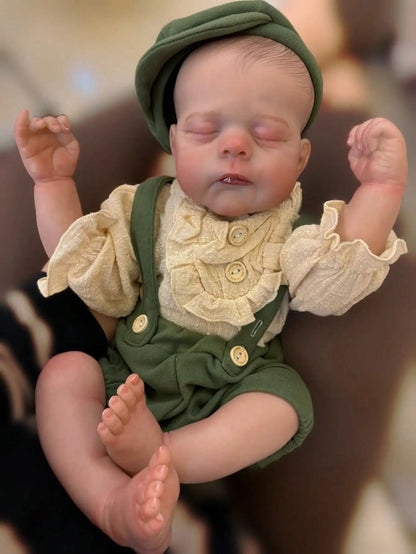 18-Inch Adorable Eric Reborn Baby Doll Sleeping Pose | Flexible Cloth Body, Collectible Art Gift    Home Decor Supply | Online Retail | ShoreShopper.com