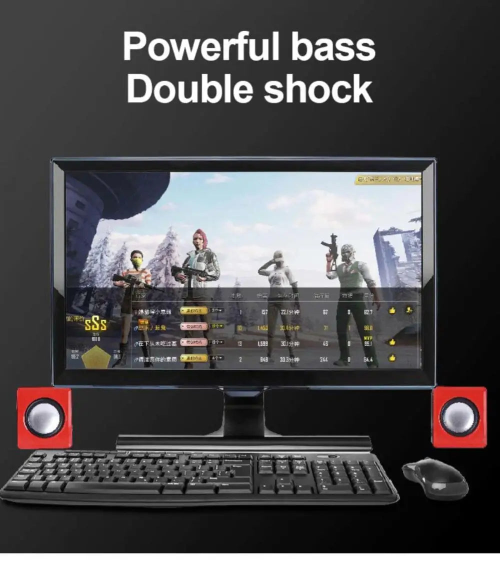 Computer Speaker For PC Laptop Desktop Caixa De Som Sound Box Music Audio System Bocina Column Acoustics Coluna Amplified Unit    Home Decor Supply | Online Retail | ShoreShopper.com