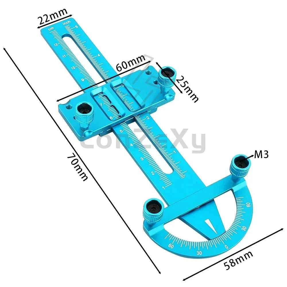 RC Car Metal Shock Absorber Ruler Shock Synchronizer RC Car Tool Range 12cm For 1/8 1/10 1/12 1/16 1/18 1/24 RC Car
