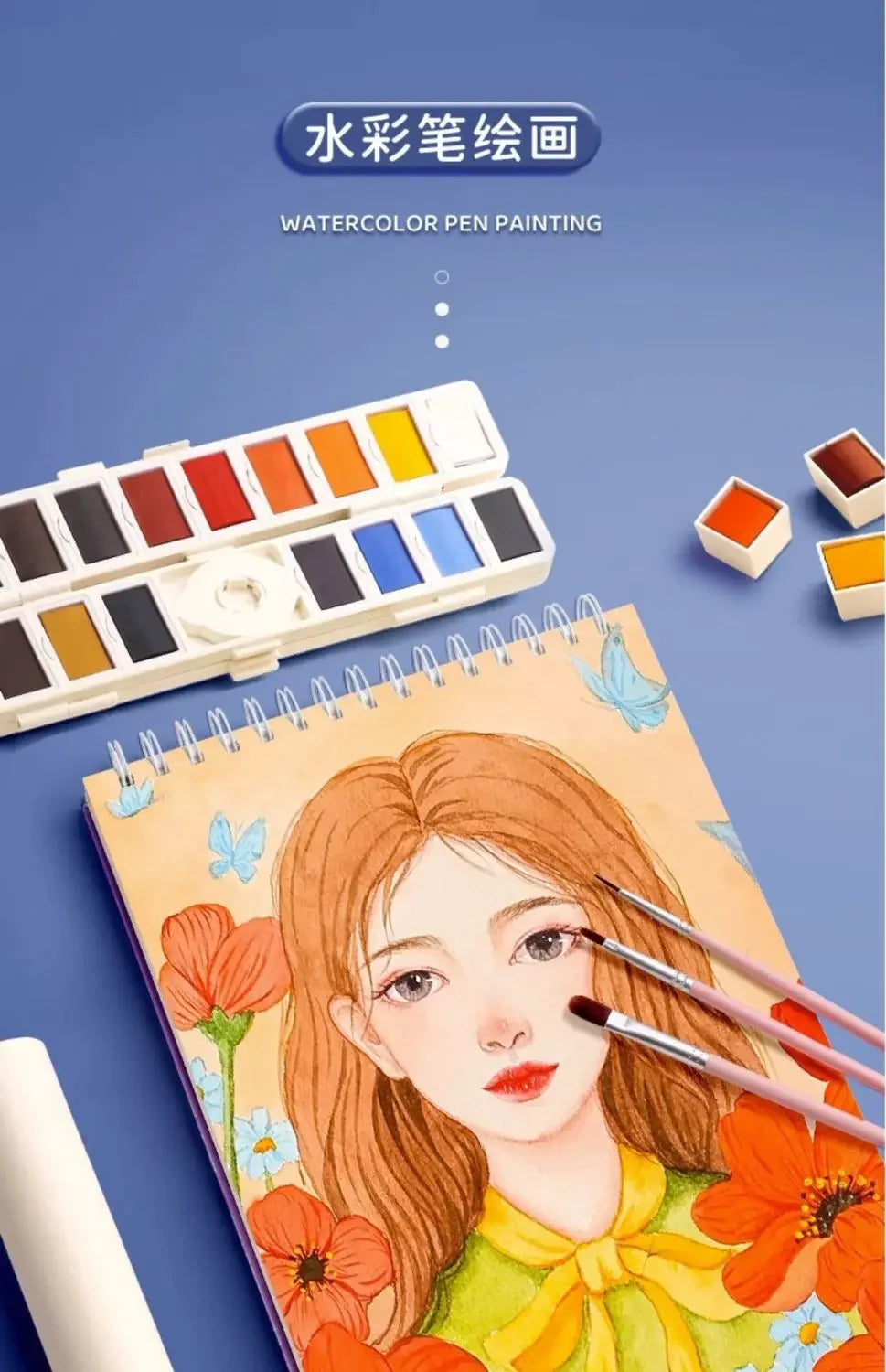A4 Professional Sketchbook: Ultra-Thick Paper, 16K Painting Diary Notebook, Essential Art School Supplies, Ideal for Pencil Sket    Home Decor Supply | Online Retail | ShoreShopper.com