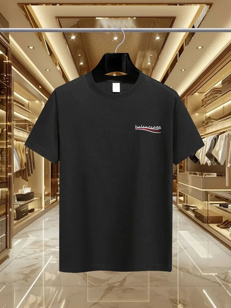 Parisian printed men's T-shirts, men's short-sleeved round-neck casual tops, international urban trends for summer and spring me    Home Decor Supply | Online Retail | ShoreShopper.com