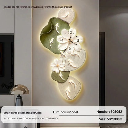 Wall Clock Modern Minimalist Nine Koi Fish Large Silent Wall Clock Home Decor Living Room Bedroom TV Background No Drilling    Home Decor Supply | Online Retail | ShoreShopper.com