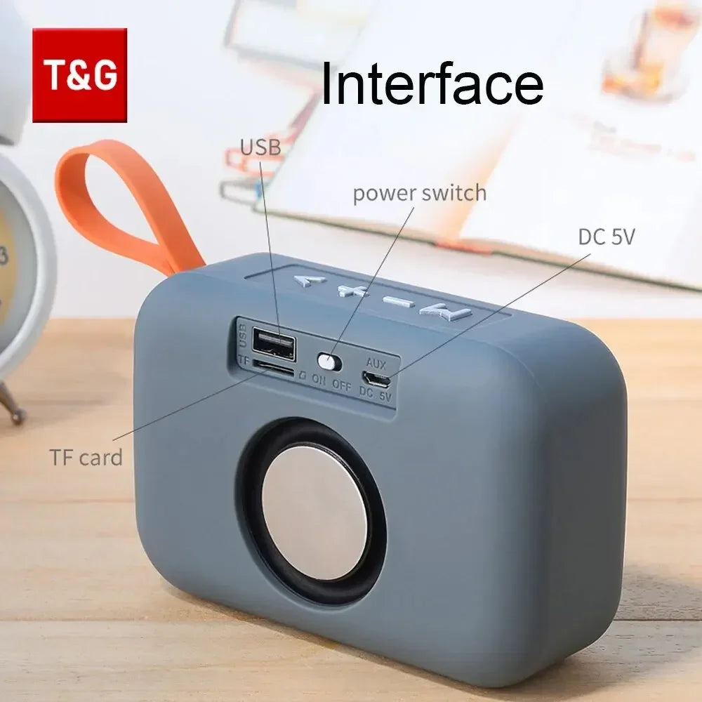 Speaker TG506 Portable Mini Wireless Soundbar Bluetooth 5.0 Outdoor Indoor HIFI Loudspeaker Support TF Card FM Radio Waterproof    Home Decor Supply | Online Retail | ShoreShopper.com