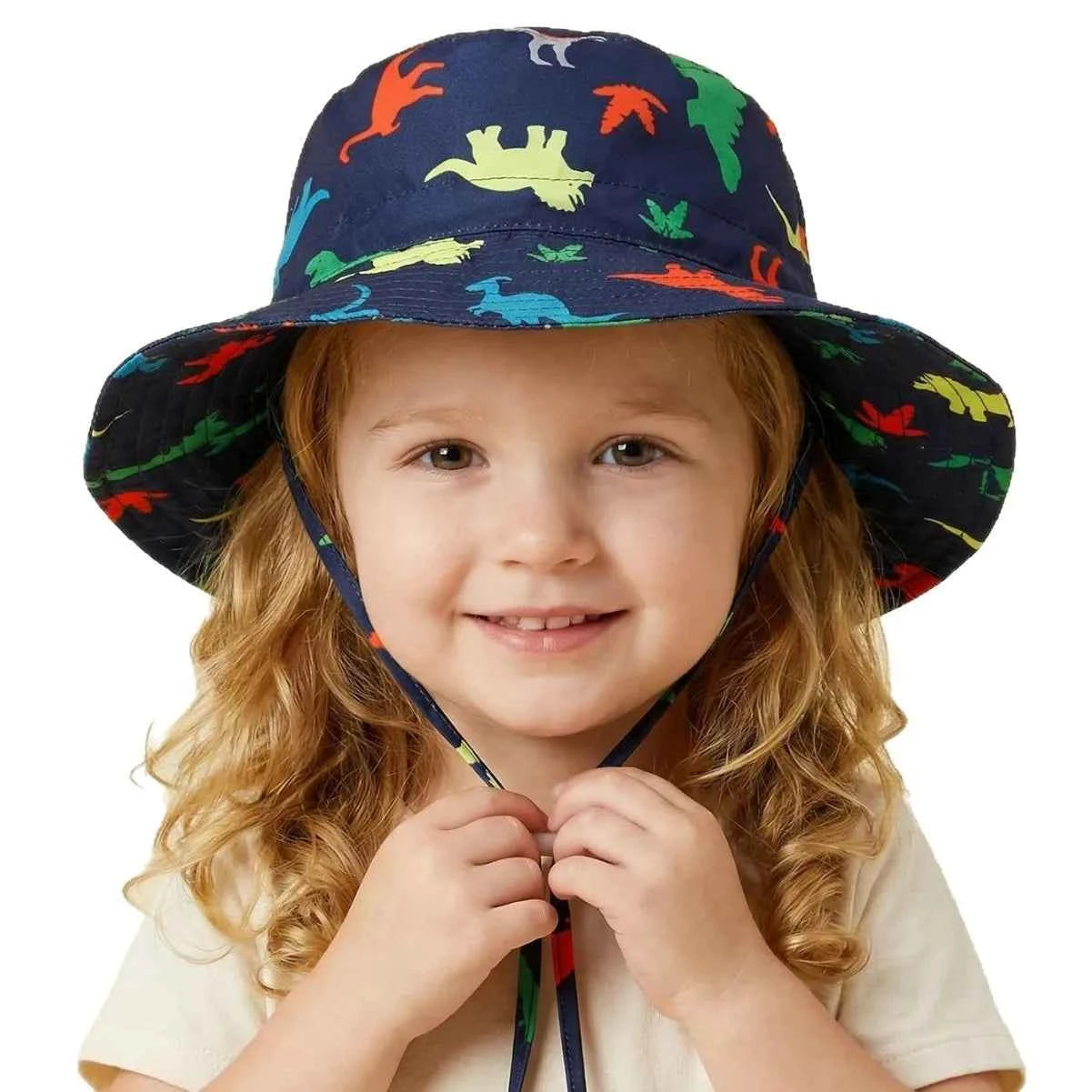 Baby beach hat - quick-drying, adjustable, wide brim, fisherman hat, sun hat, breathable and quick-drying