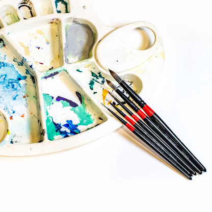 Artsecret Round Drawing Brush Set Professional Synthetic Hair Oil Watercolor Acrylic Paint Brushes Painting Art Supplies 800R    Home Decor Supply | Online Retail | ShoreShopper.com