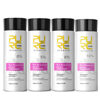 PURC Brazilian Keratin Hair Treatment Keratin Straightening Curly Hair Smoothing Repair Permed Damaged Hair Care Products - ShoreCo.Shop