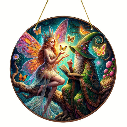 Enchanting Elf Fairy Acrylic Sun Catcher Window Door Display, Seasonal Summer Decor - for Home, Bar, for Daily Christmas Decor    Your Coastal Marketplace | Shoreshopper.com