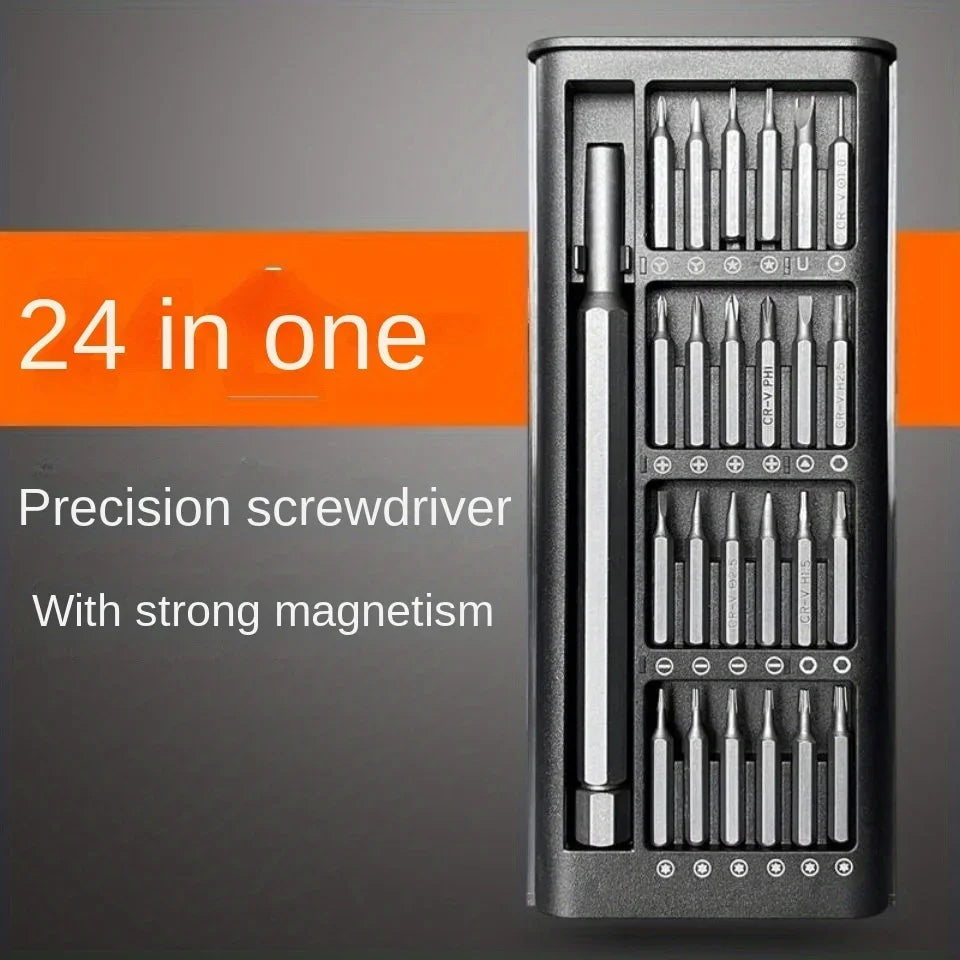 24-in-One Professional Repair Kit - Multi-Functional Precision Screwdriver Set for Mobile Phone and Tablet Disassembly    Home Decor Supply | Online Retail | ShoreShopper.com