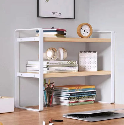 Shelf Desktop Storage  Bookshelf Student Desk Shelves Racks Office Computer Desk Tiered Cabinet Home Storage Holders Organizer    Home Decor Supply | Online Retail | ShoreShopper.com