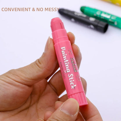 8/12 Colors Crafts Paint Sticks Color Solid Painting Stick Washable Paint Sticks Drawing Graffiti Art for Kids and Students    Home Decor Supply | Online Retail | ShoreShopper.com