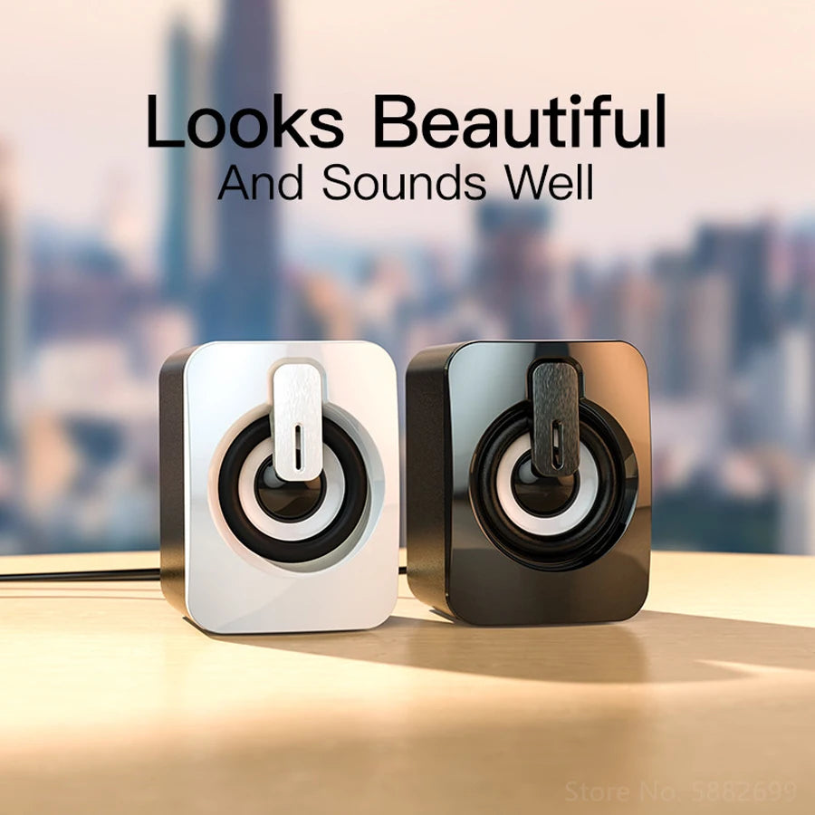 Computer Speaker For PC Laptop Desktop Caixa De Som Sound Box Music Audio System Bocina Column Acoustics Coluna Amplified Unit    Home Decor Supply | Online Retail | ShoreShopper.com