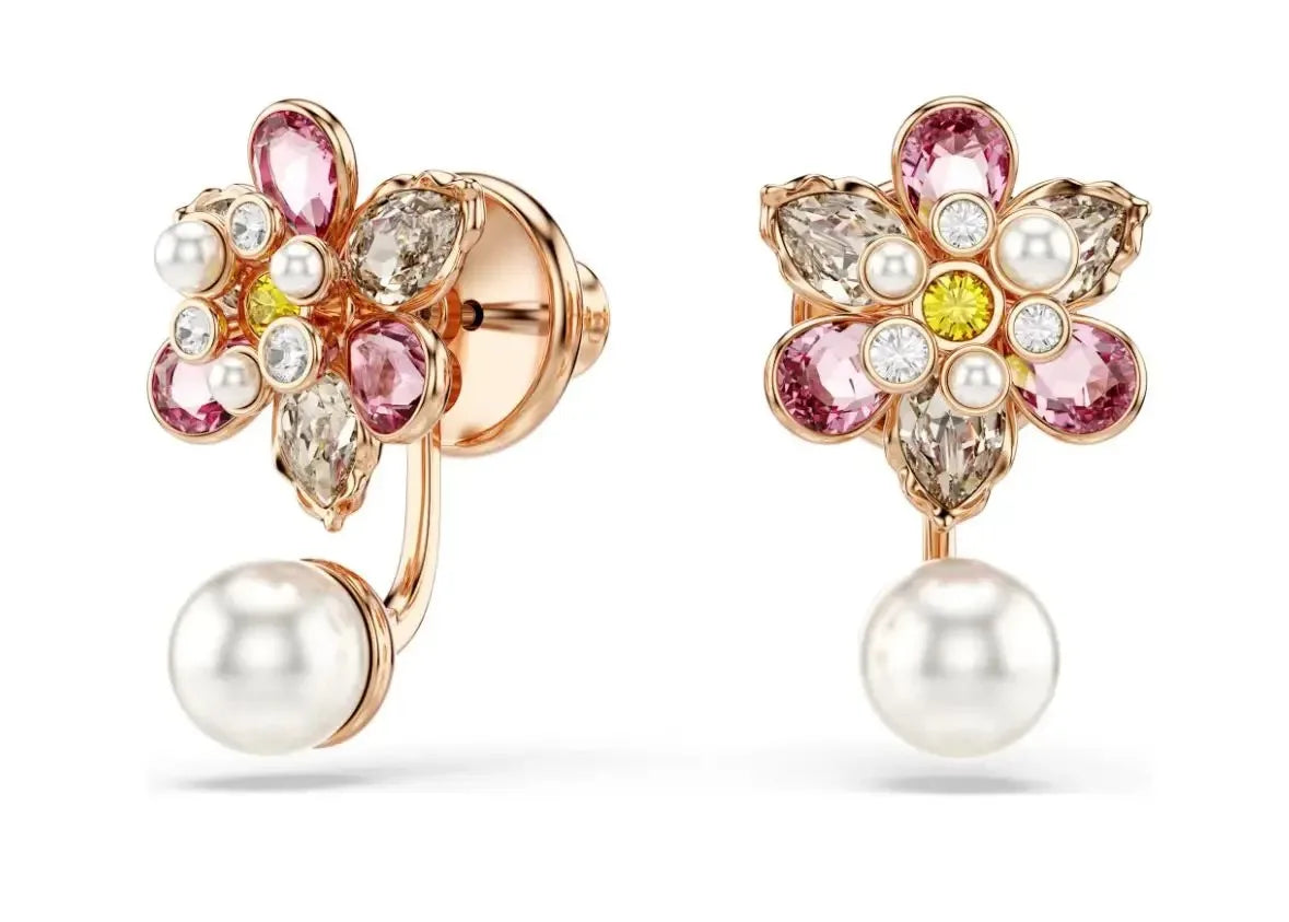2025 New Gorgeous Flower Yang Jewelry Set: An Elegant Flower Art Feast with Gold Inlaid Treasures and Pearls    Home Decor Supply | Online Retail | ShoreShopper.com