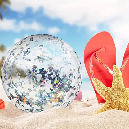 One Inflatable Beach Ball, Pool Party Water Sports Swimming Supplies    Your Coastal Marketplace | Shoreshopper.com