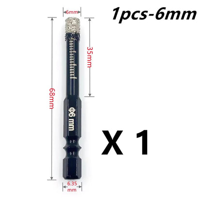5-16mm Hexagonal Shank Brazed Dry Ceramic Tile Drill Bit Marble Granite Vitrified Tile Hole Opener Diamond Drill Bit Hole Saw    Home Decor Supply | Online Retail | ShoreShopper.com