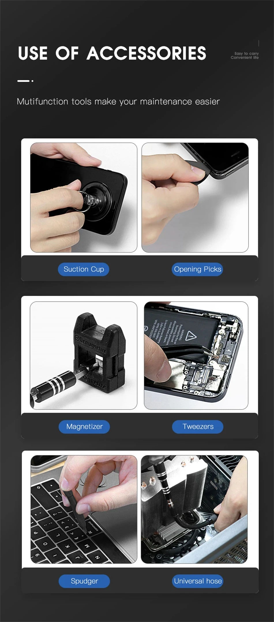 New 115 in 1 Professional Repair Tool Precision Screwdriver Set Magnetic Torx Hex Screw Driver Bits Kit for Xiaomi Mac PC iPhone    Home Decor Supply | Online Retail | ShoreShopper.com