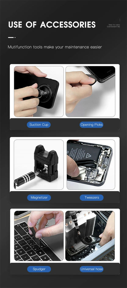 New 115 in 1 Professional Repair Tool Precision Screwdriver Set Magnetic Torx Hex Screw Driver Bits Kit for Xiaomi Mac PC iPhone    Home Decor Supply | Online Retail | ShoreShopper.com