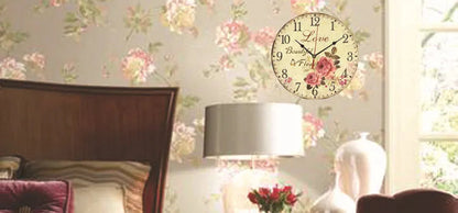 Creative wooden wall clock 30cm MDF density board silent quartz clock    Home Decor Supply | Online Retail | ShoreShopper.com